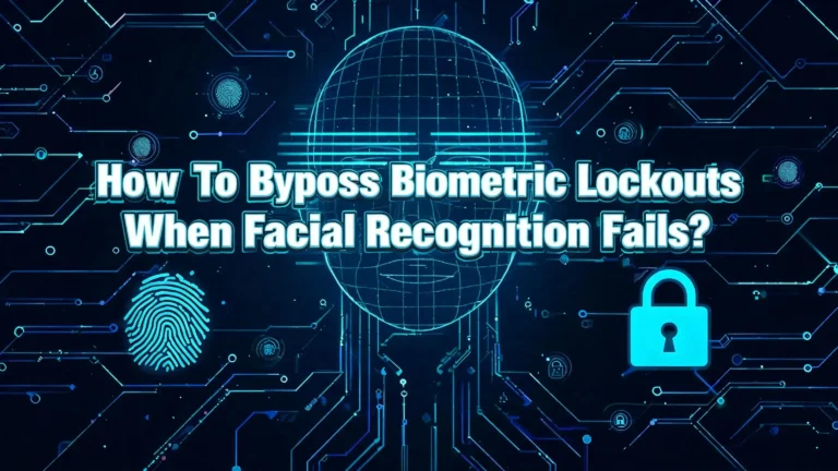 How To Bypass Biometric Lockouts When Facial Recognition Fails?