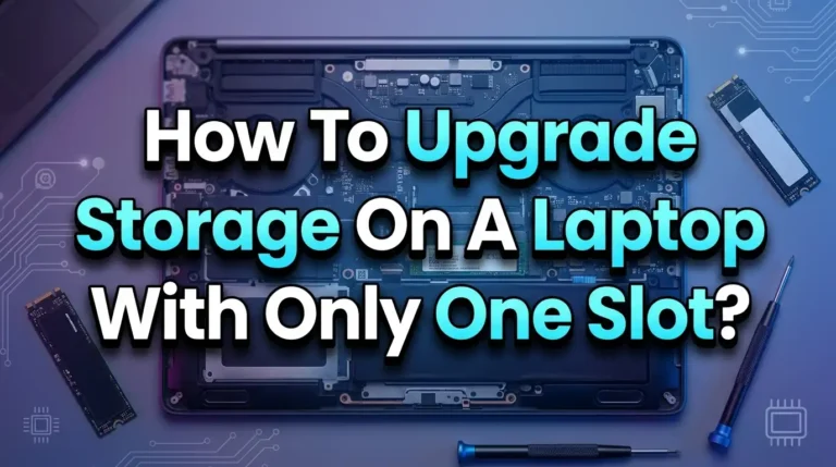 How To Upgrade Storage On A Laptop With Only One Slot?