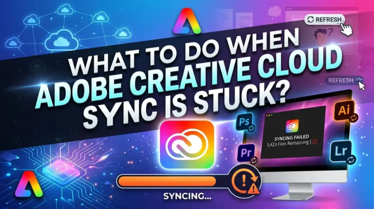 What to Do When Adobe Creative Cloud Sync Is Stuck?