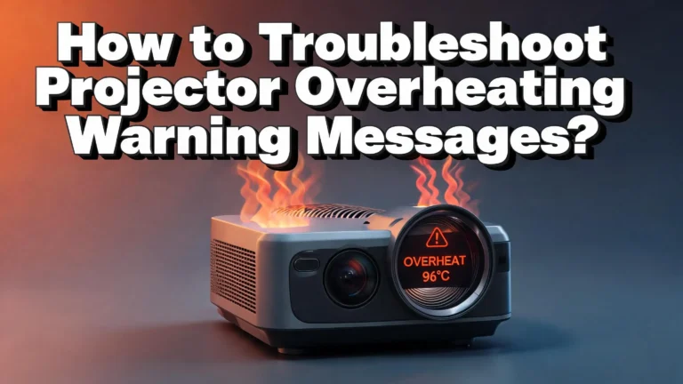 How to Troubleshoot Projector Overheating Warning Messages?