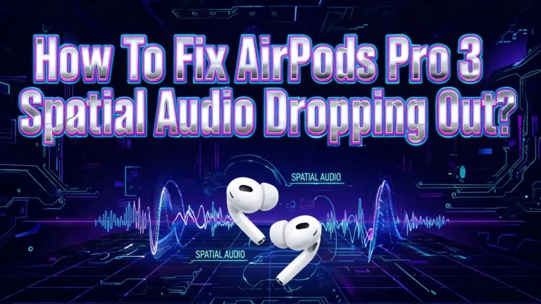 How To Fix AirPods Pro 3 Spatial Audio Dropping Out?