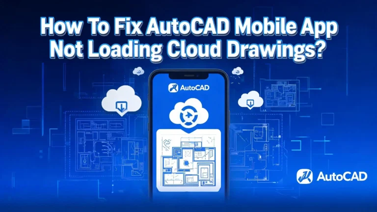 How To Fix AutoCAD Mobile App Not Loading Cloud Drawings?