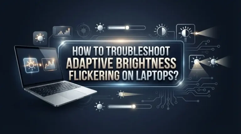 How To Troubleshoot Adaptive Brightness Flickering On Laptops?