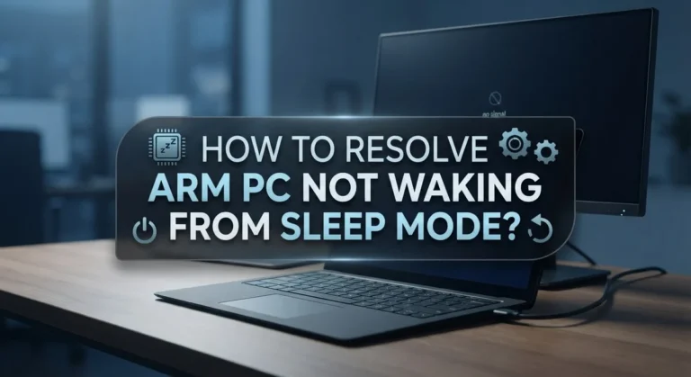 How To Resolve ARM PC Not Waking From Sleep Mode?