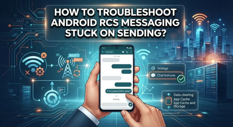 How To Troubleshoot Android RCS Messaging Stuck On Sending?