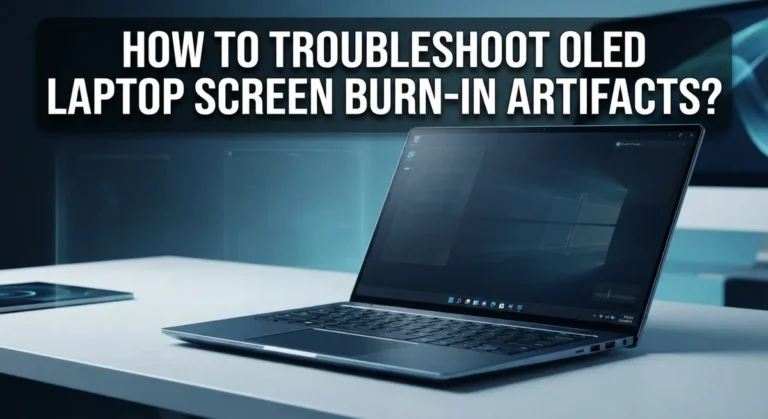 How To Troubleshoot OLED Laptop Screen Burn-In Artifacts?